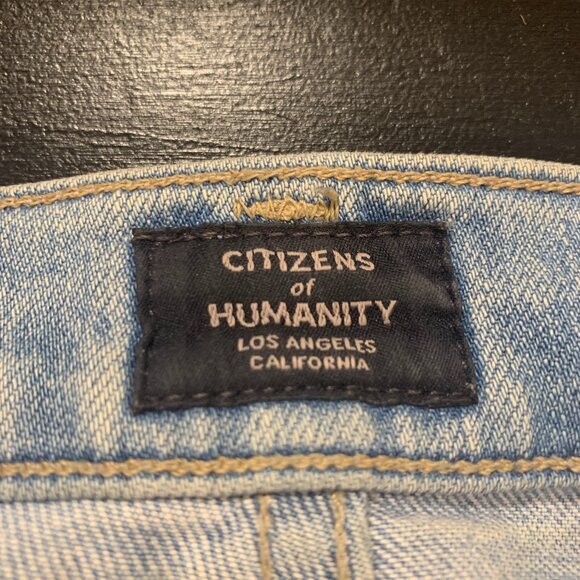 Citizens of Humanity Patchwork Emerson Crop Jeans - Picture 5 of 8